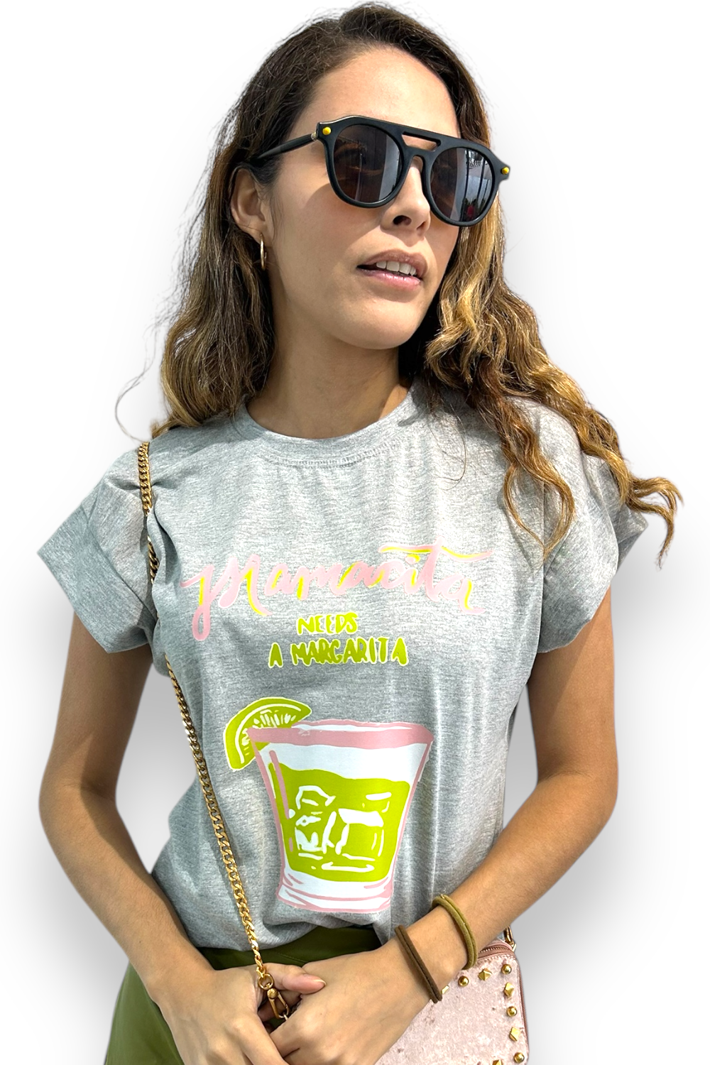 T-shirt Grey Drinks