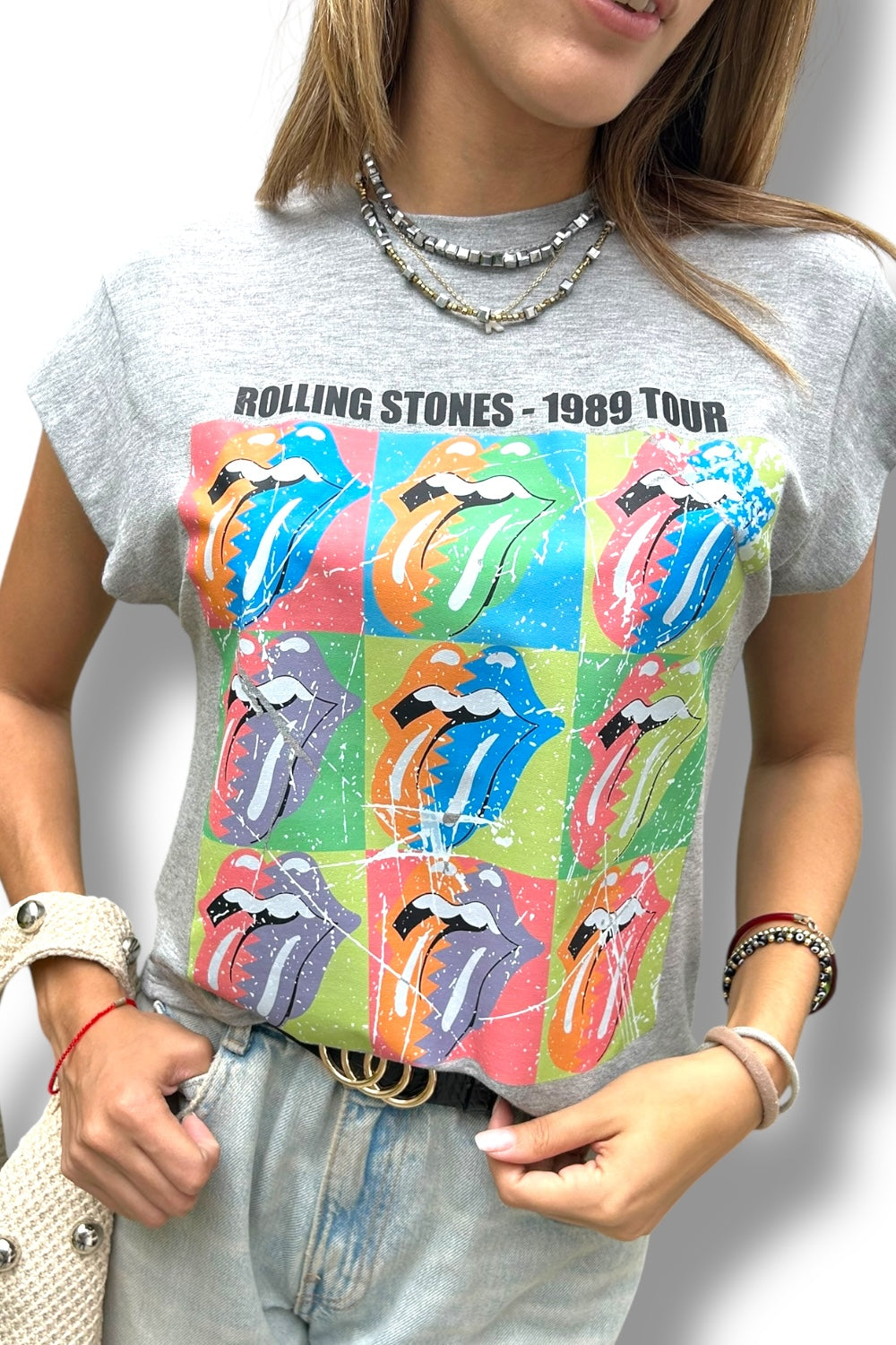 T-Shirt Grey Rolling Stones