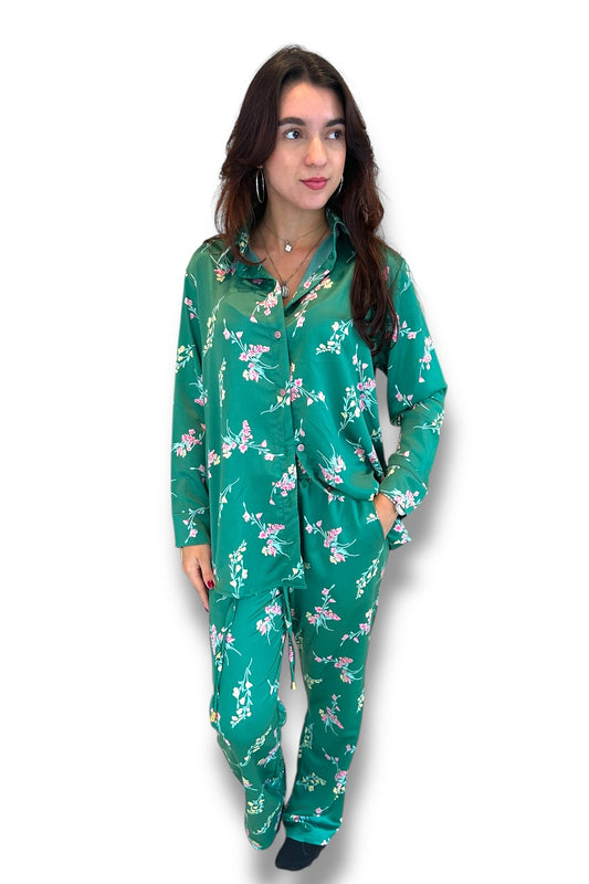 Pijama Green Roses