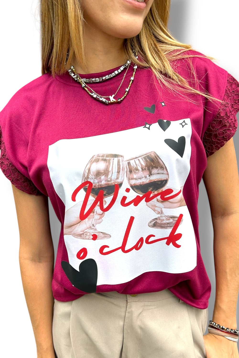 T-Shirt Wine O´Clock