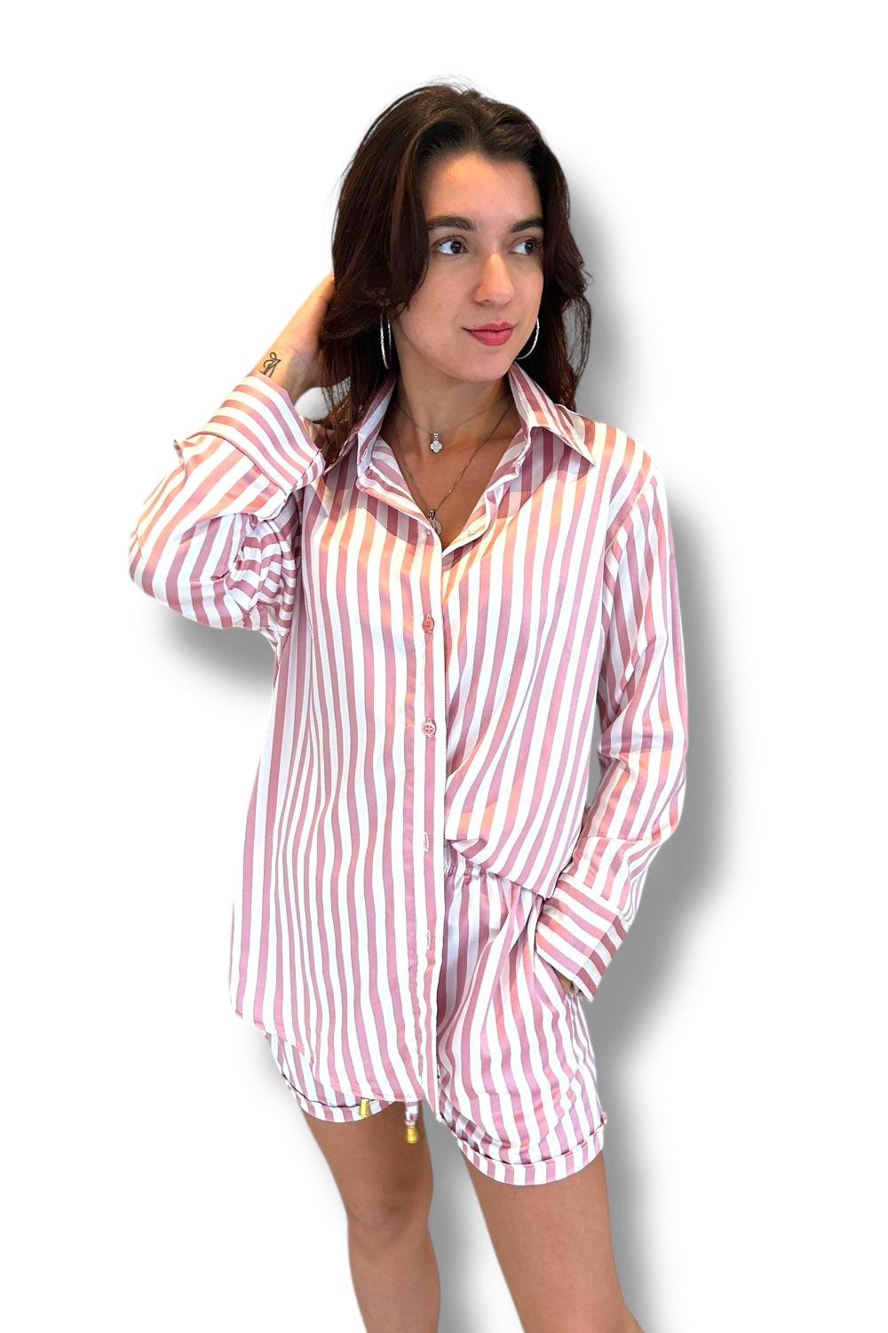 Pijama Pink Stripes