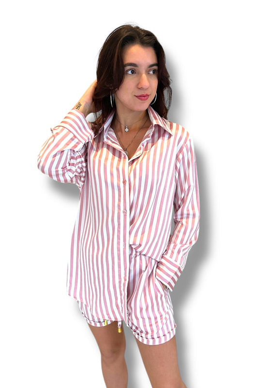 Pijama Pink Stripes