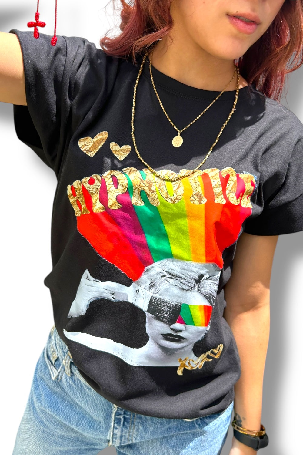 T-Shirt Rainbow Gold