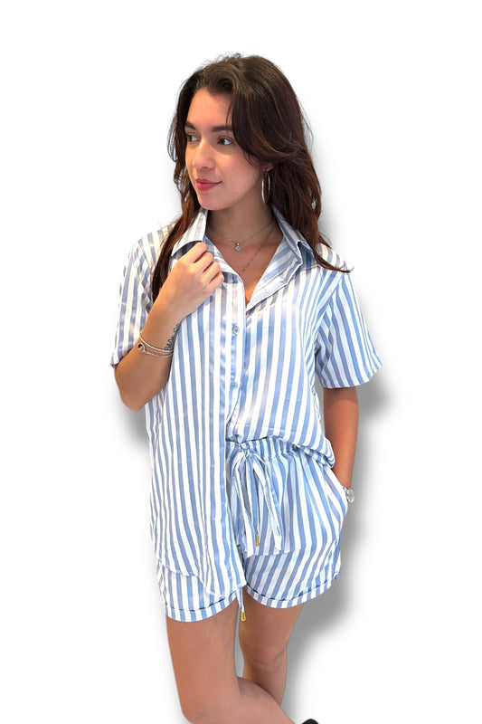 Pijama Blue Stripes