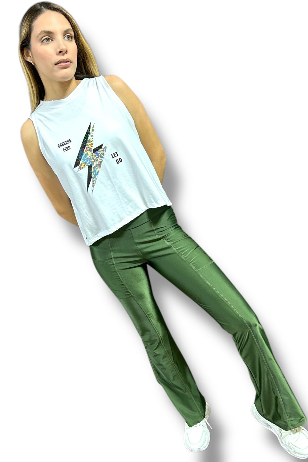 Leggins Green Bota Ancha