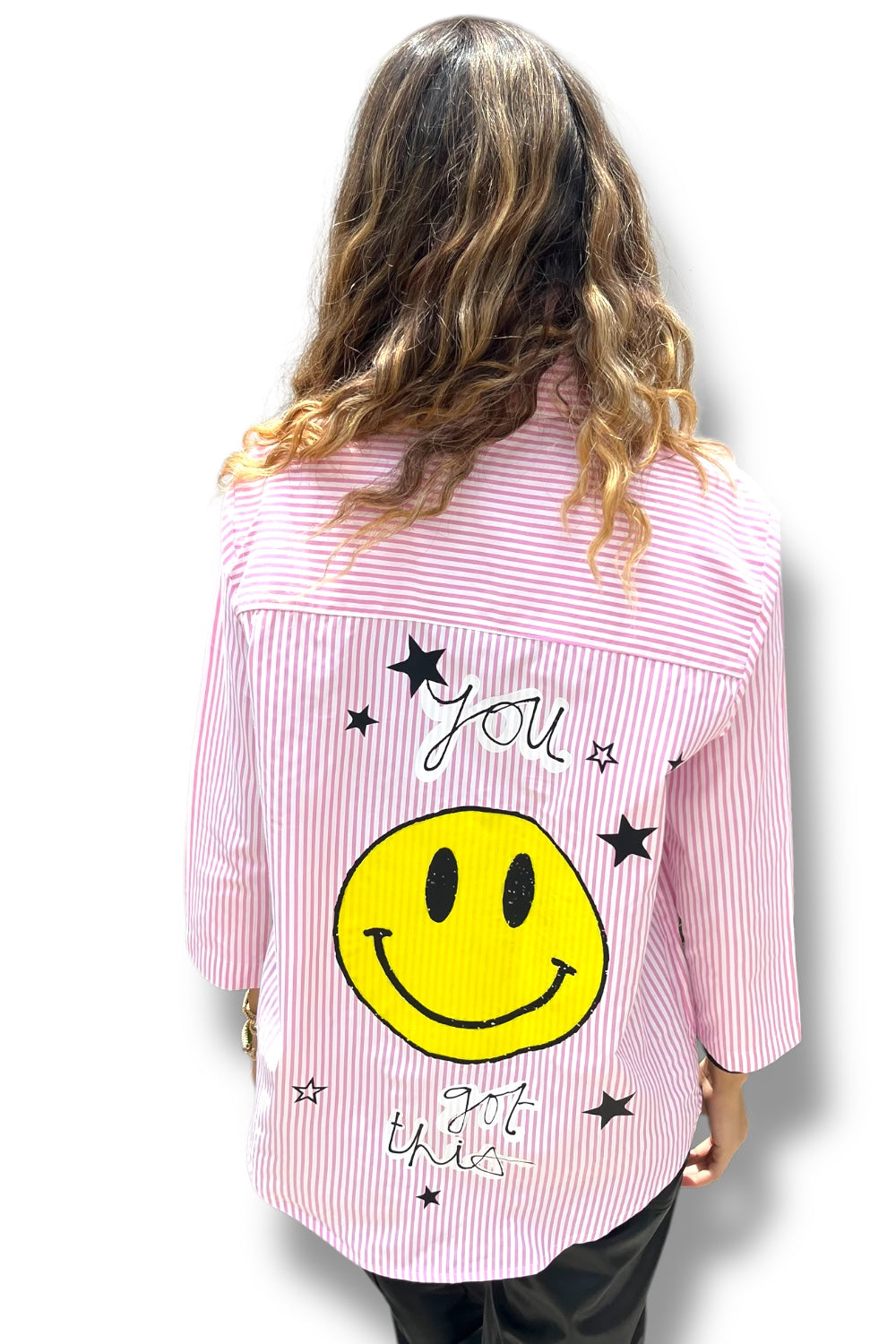 Blusa Pink Happy Face