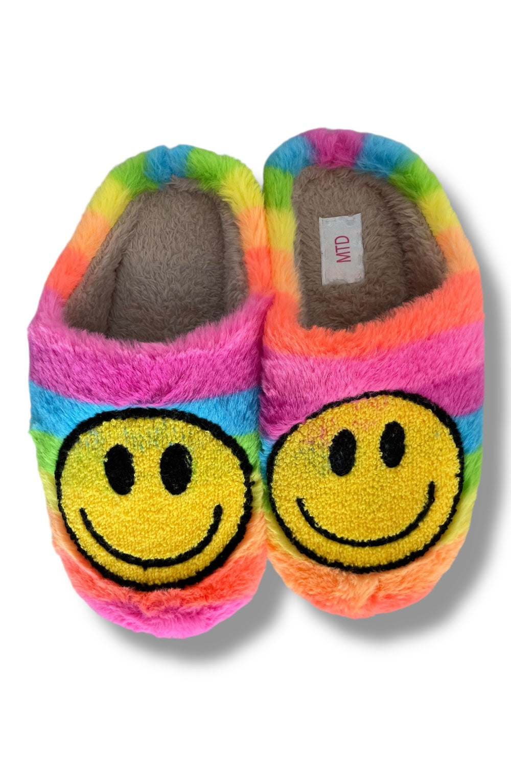 Pantuflas Rainbow Happy Face