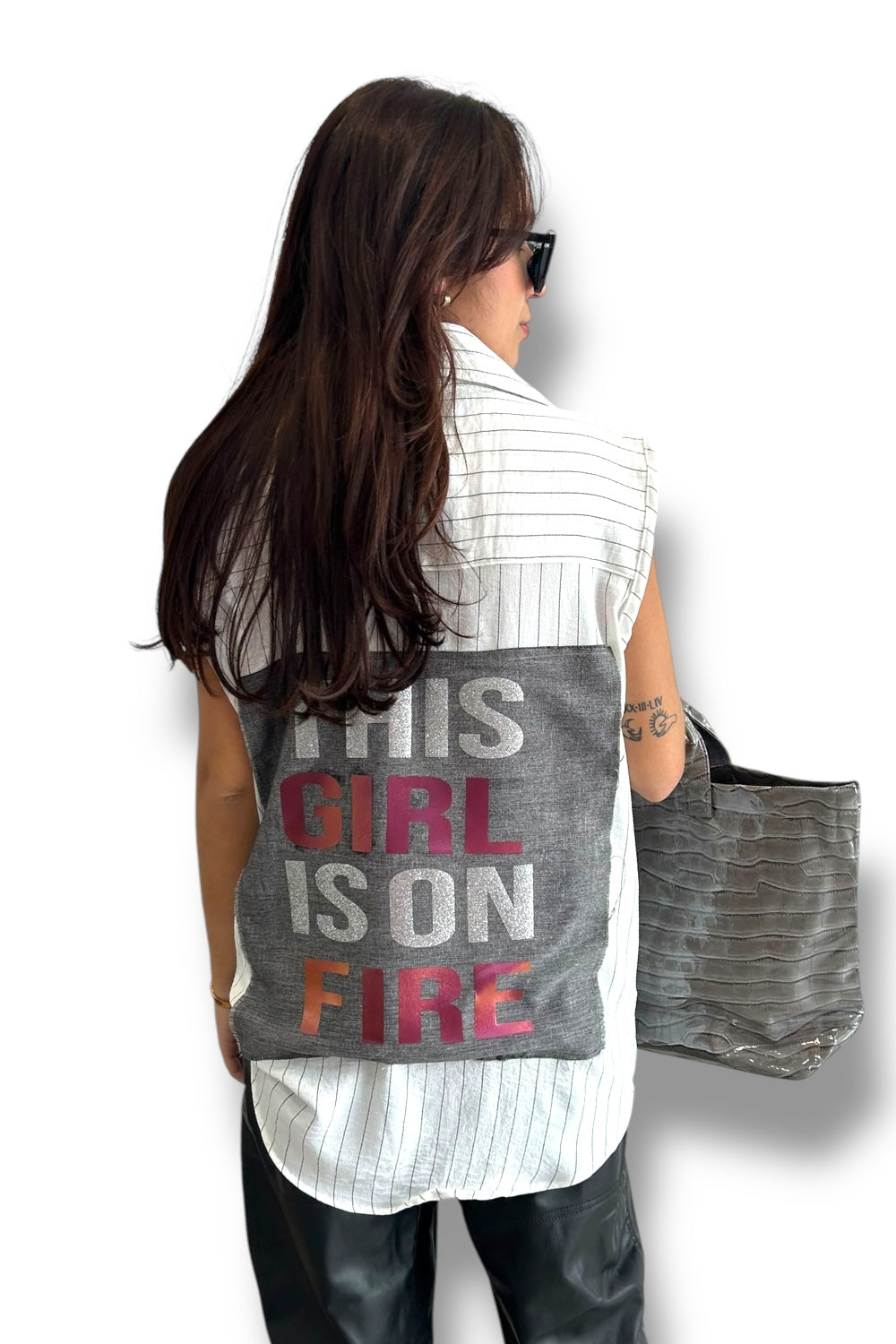 Blusa Girl on Fire White