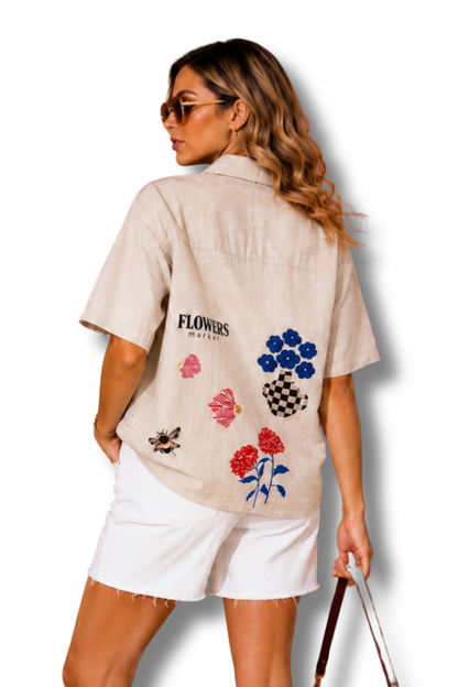 Blusa Flowers
