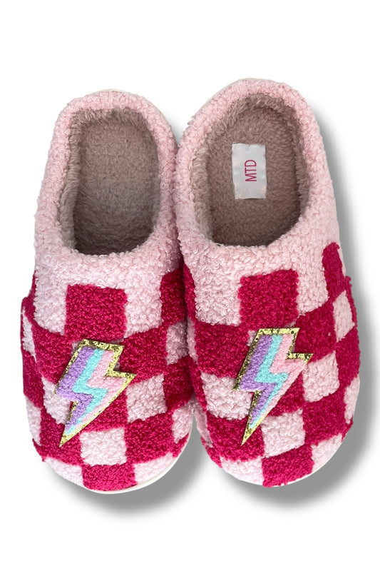 Pantuflas Pink Chess
