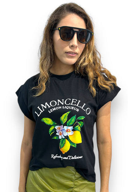 T-shirt Black Lemons