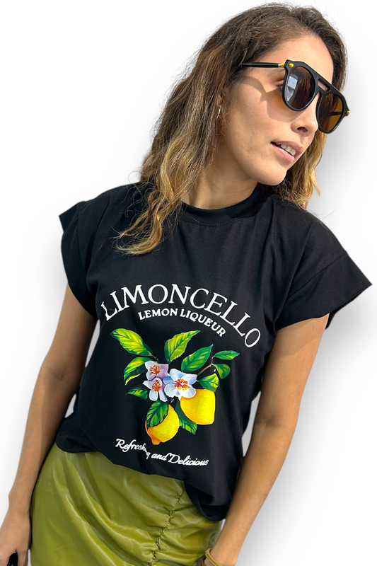 T-shirt Black Lemons