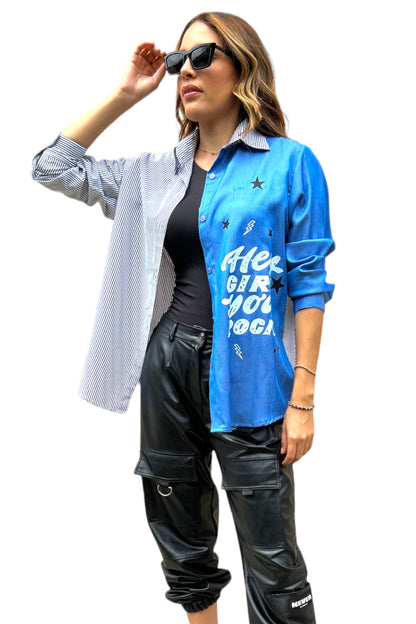 Blusa Blue Rock