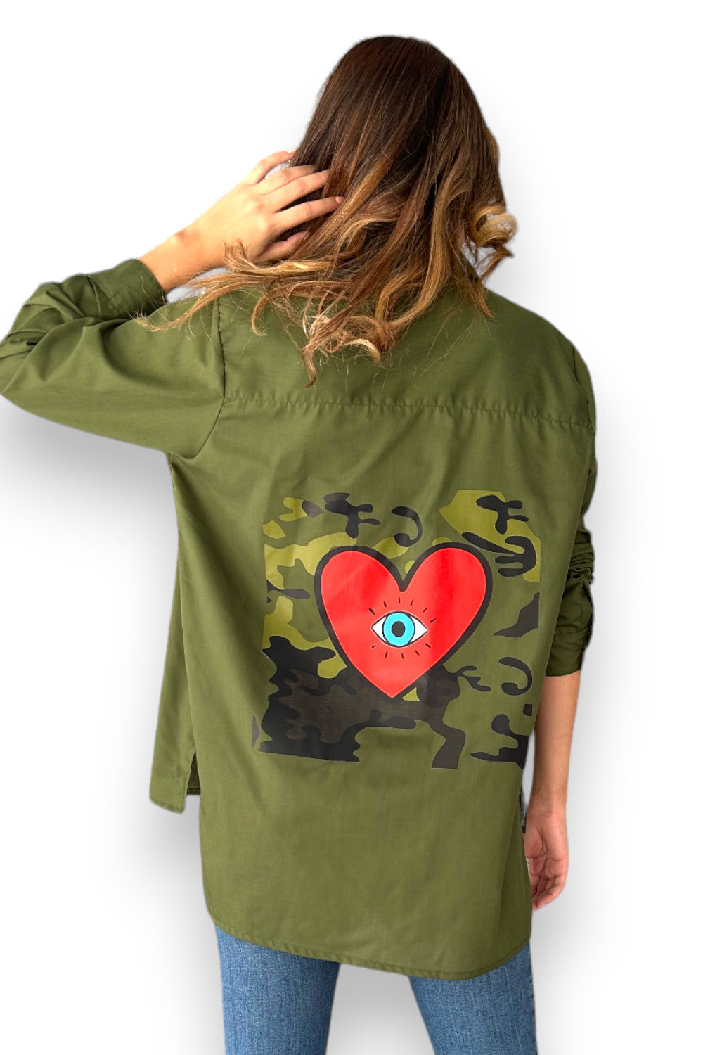 Mayor Blusa Green Militar