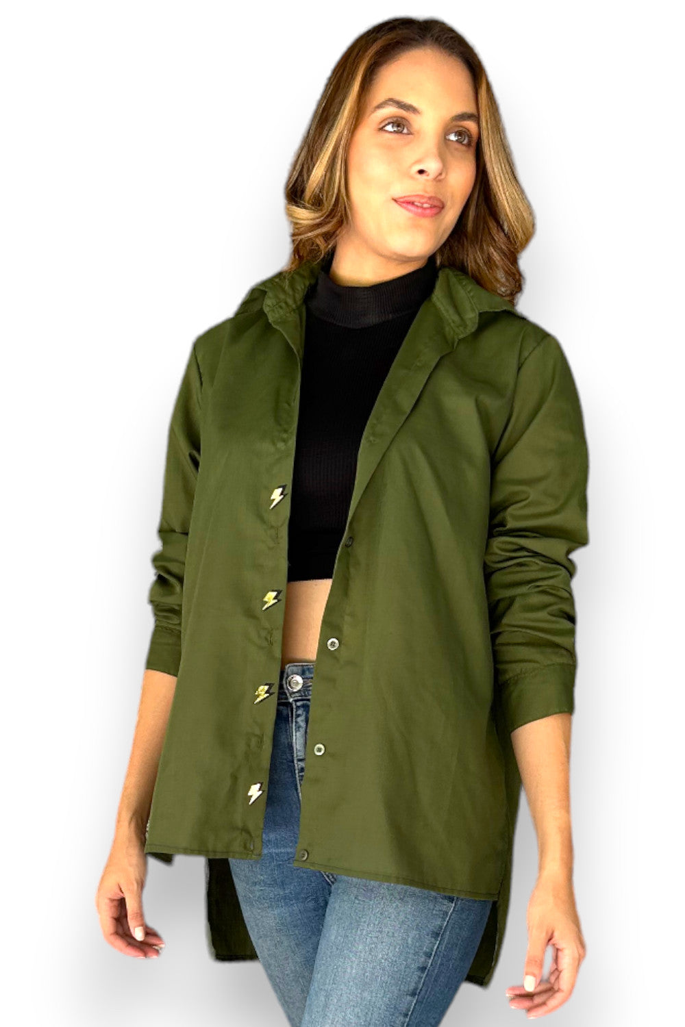 Mayor Blusa Green Militar