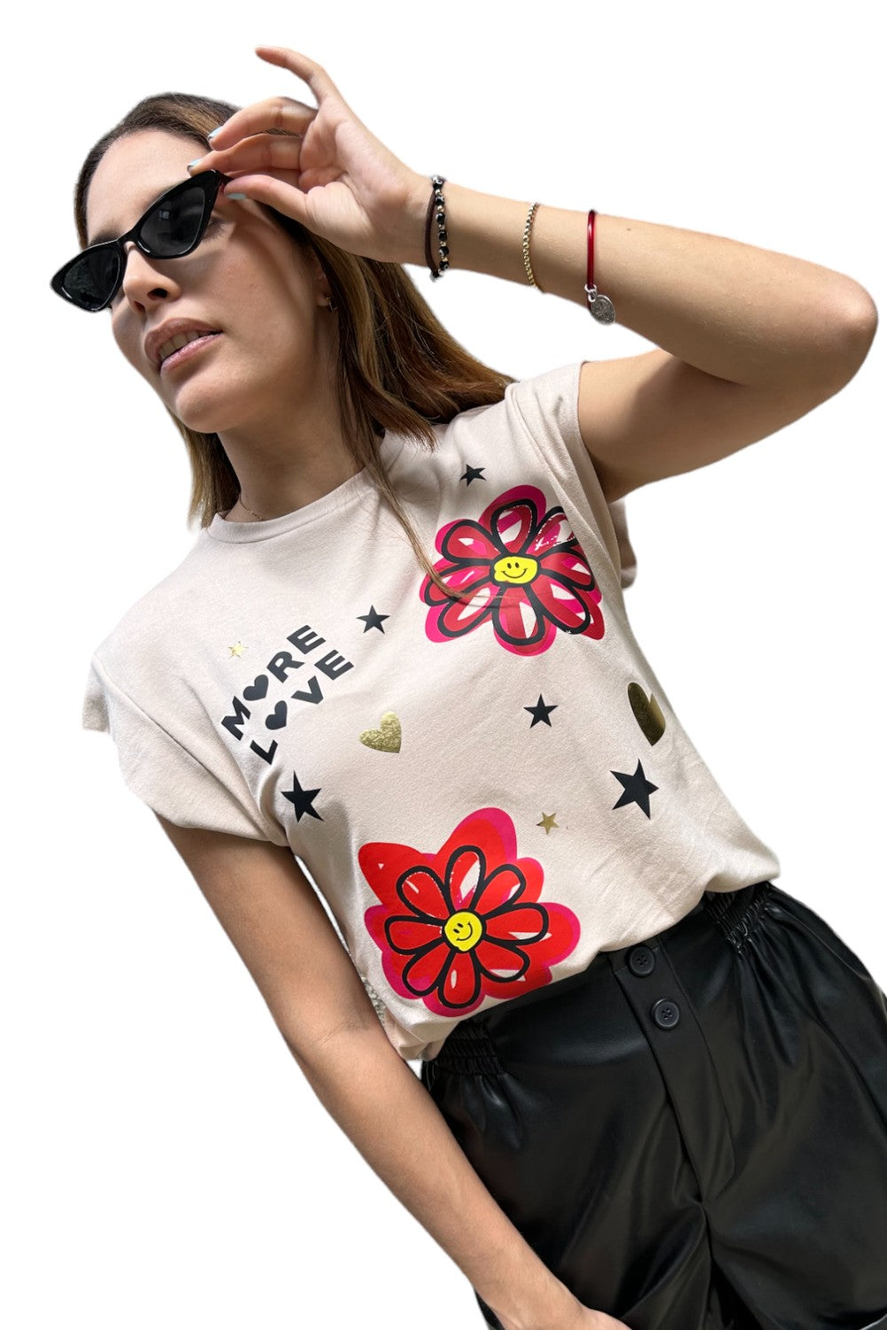 T-shirt Power Flowers