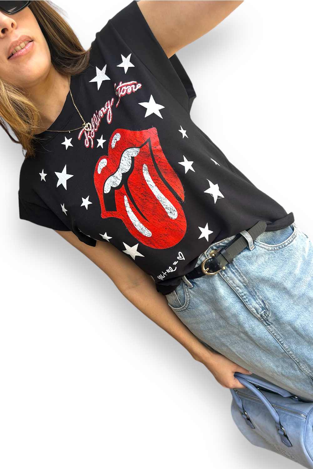 T-shirt Kiss red