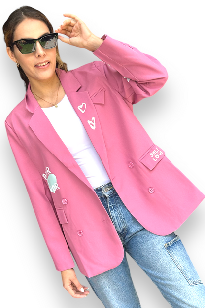 Blazer Happy Pink