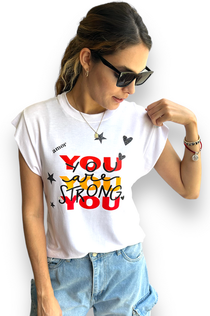 T-shirt Galaxy You White