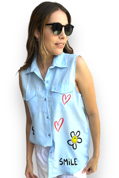 Blusa Happy Flowers