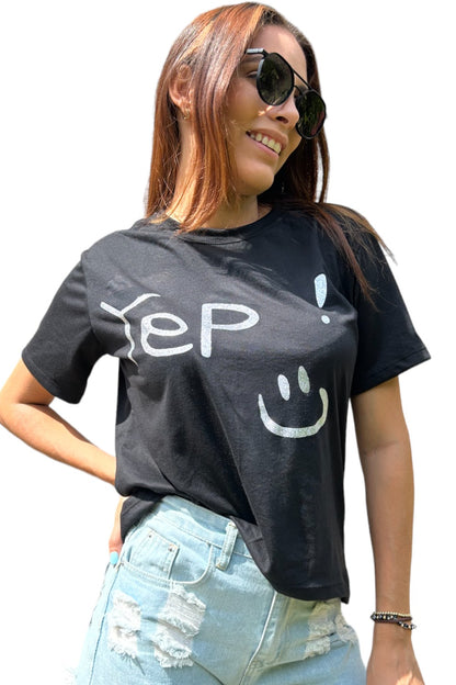 T-shirt "Black Yep"