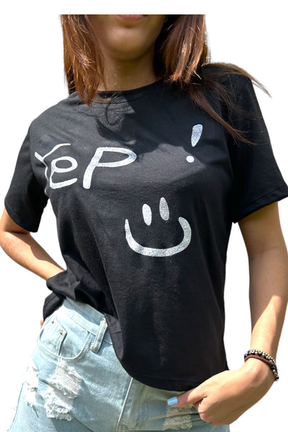 T-shirt "Black Yep"