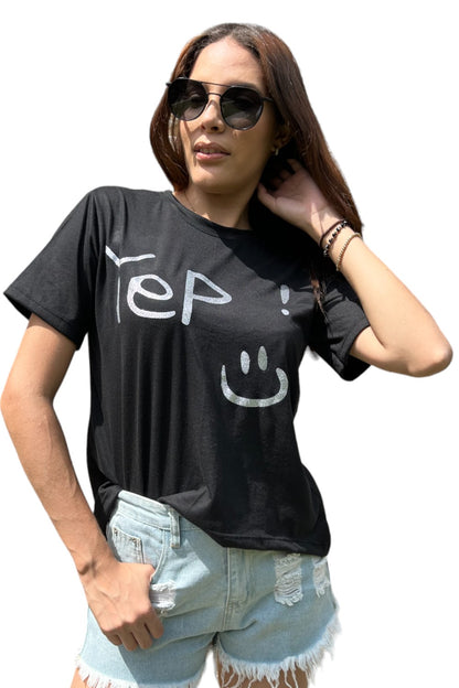 T-shirt "Black Yep"