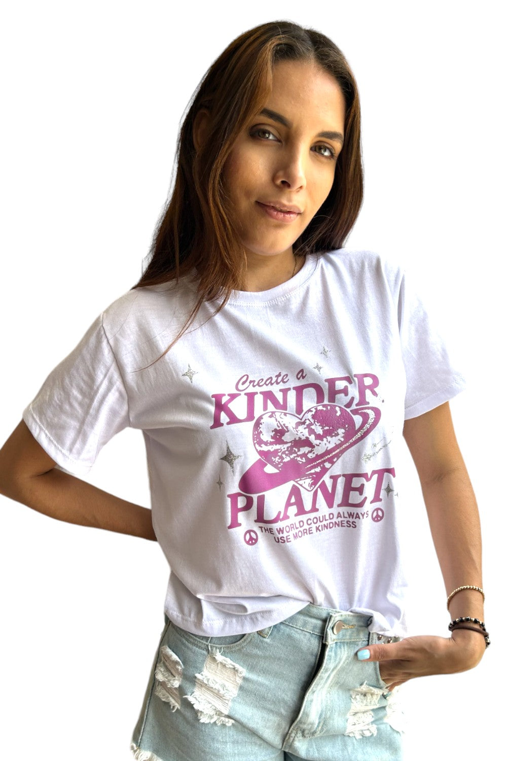 Mayor T-shirt Pink Planet