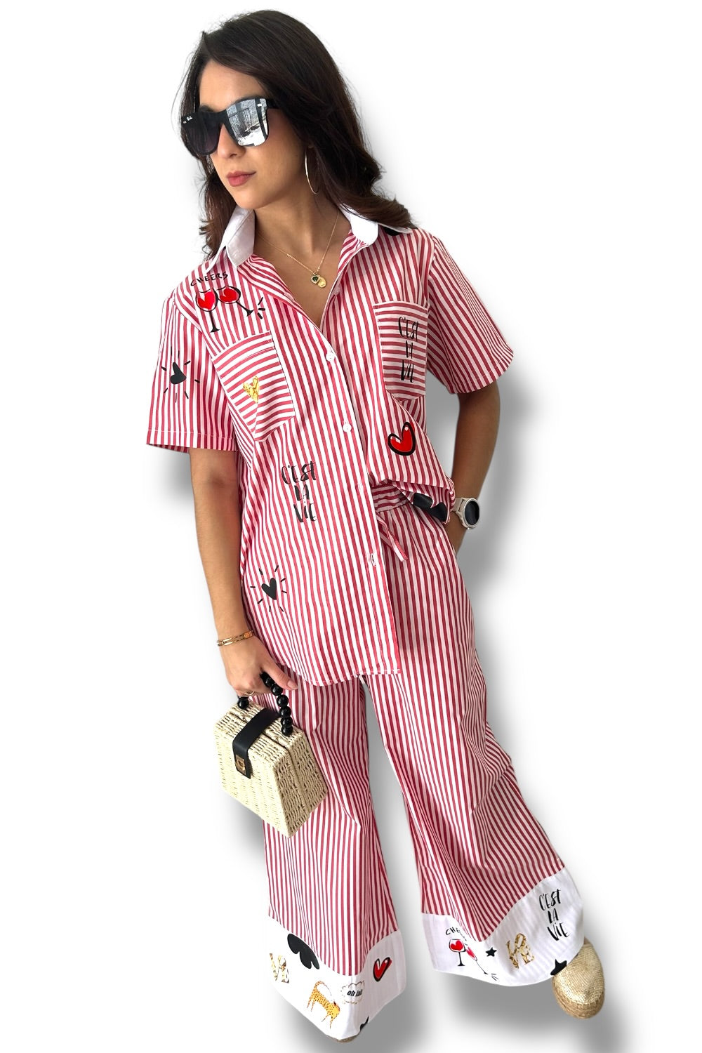 Conjunto Red C`est La Vie