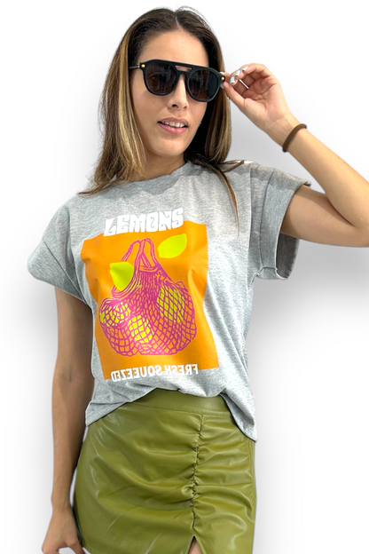 T-shirt Orange Lemons