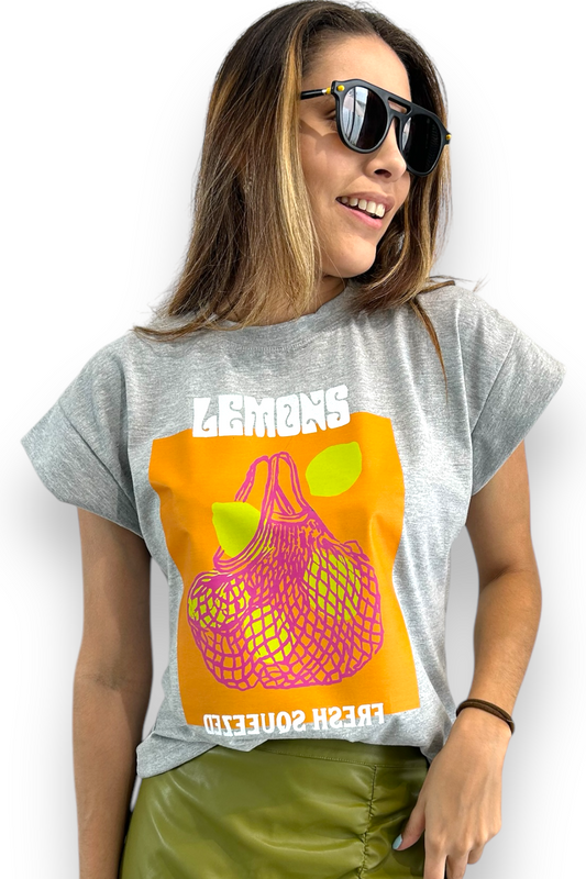 T-shirt Orange Lemons