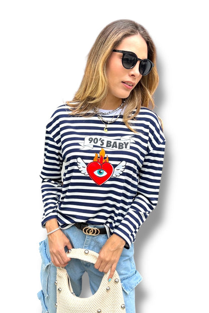 Camisa Blue 90's Baby