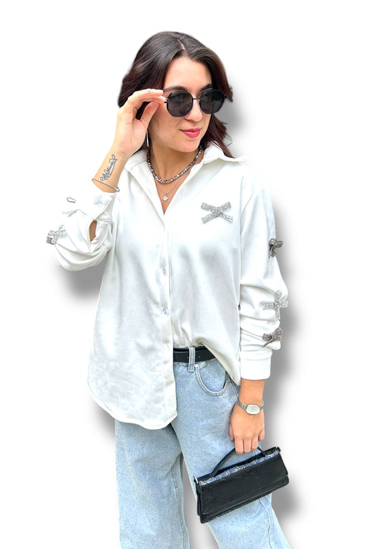 Blusa Shiny Bows
