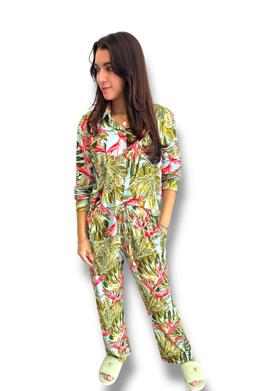 Pijama Flowers Love