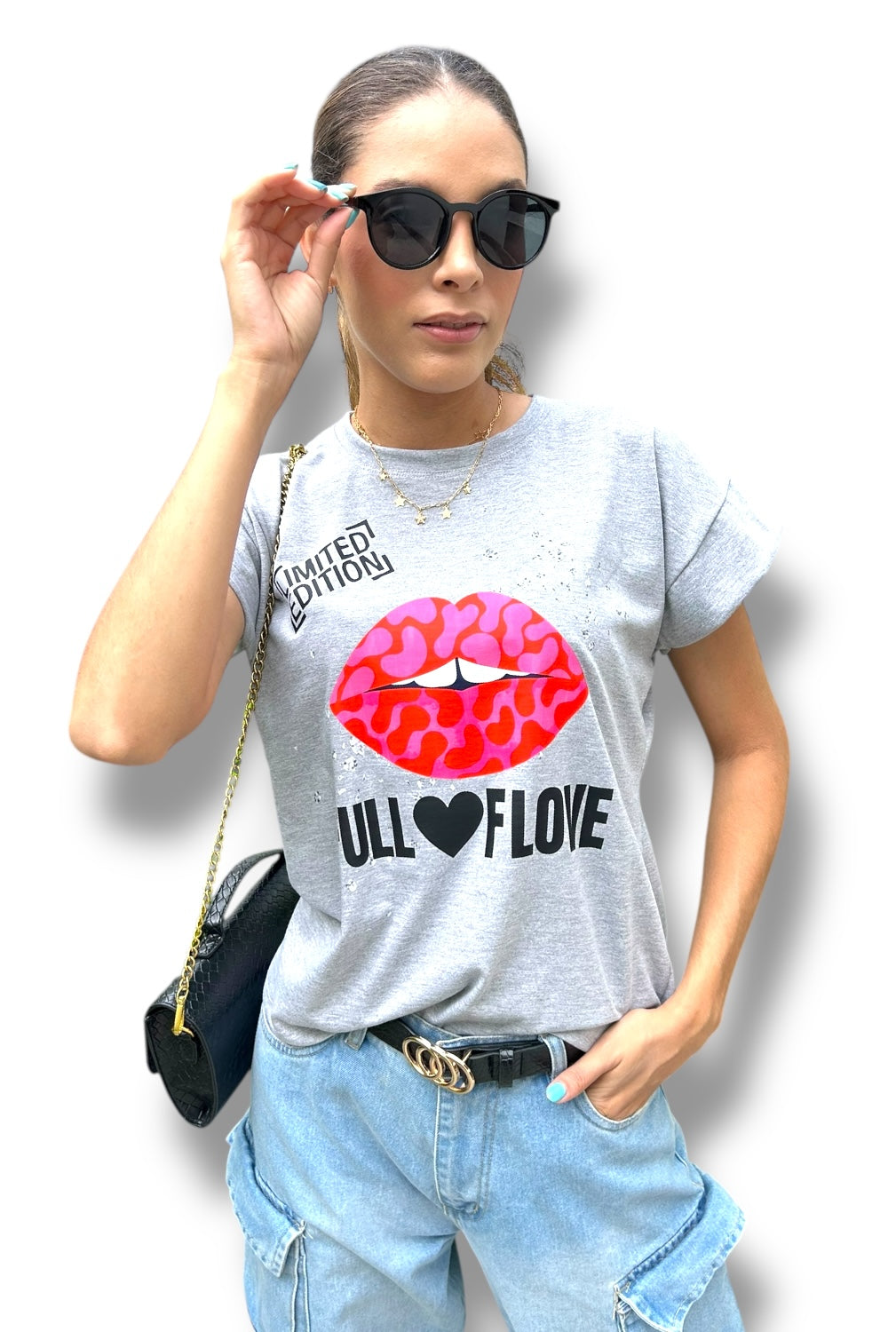 T-Shirt Grey Full Flove