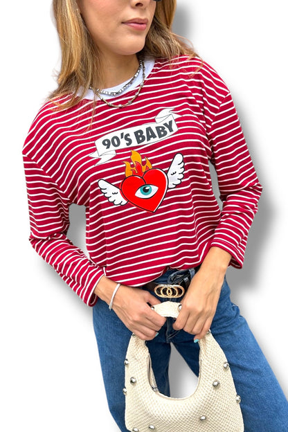 Camisa Red 90's Baby