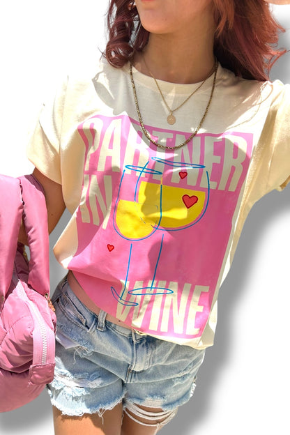 T-Shirt Partner in Wine