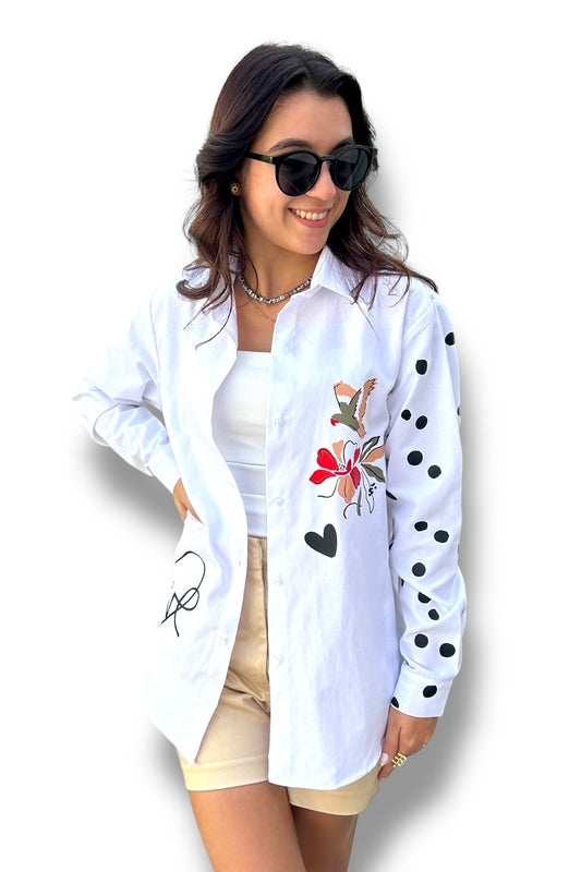 Blusa Birds Love
