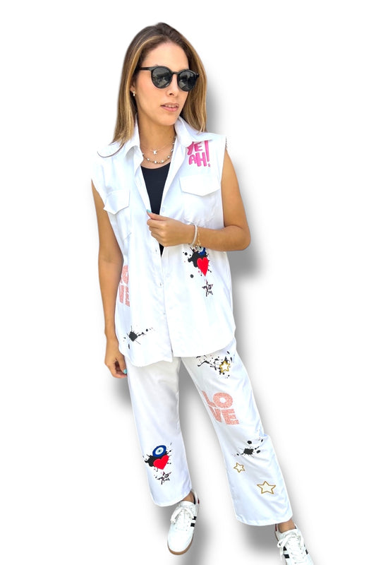 Conjunto White Yeah!
