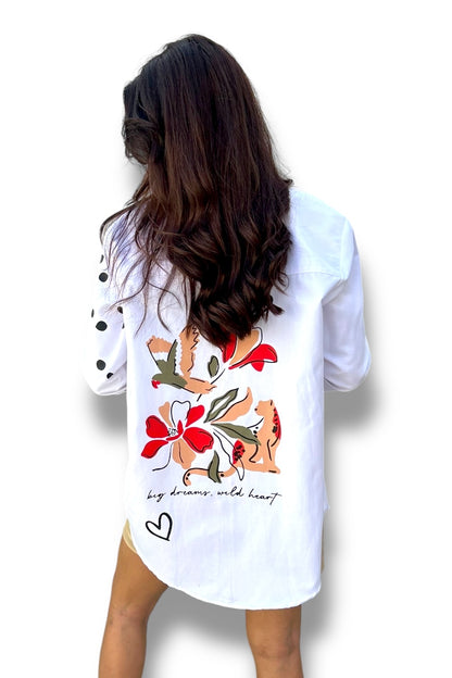 Blusa Birds Love