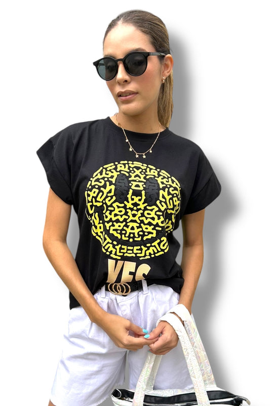 T-Shirt Happy Yes