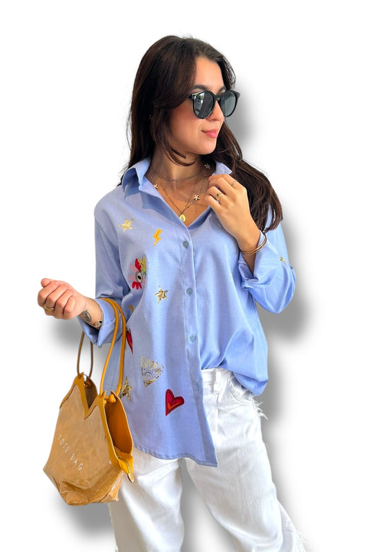 Blusa Golden Stars