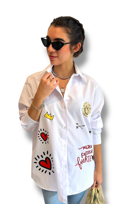 Blusa Golden Face