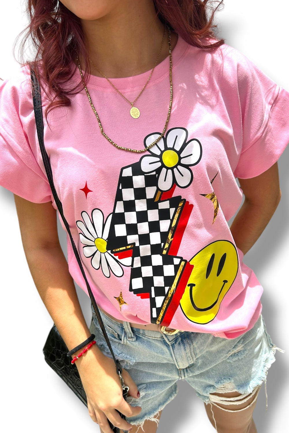 T-Shirt Lightning Flowers