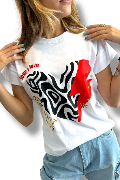 T-Shirt Lightning Gold