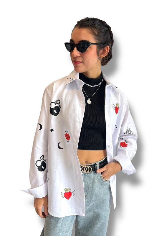Blusa Hearts & Fire