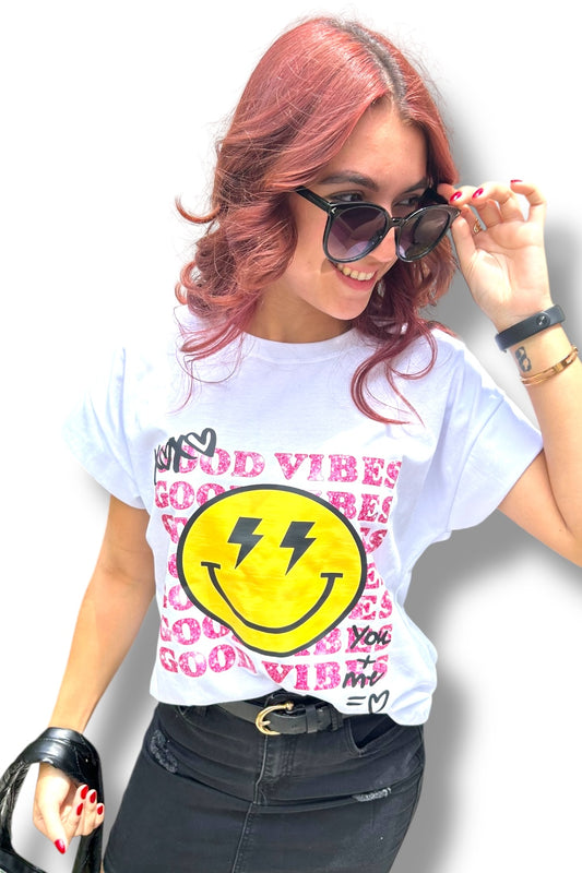 T-Shirt Lightning Smile
