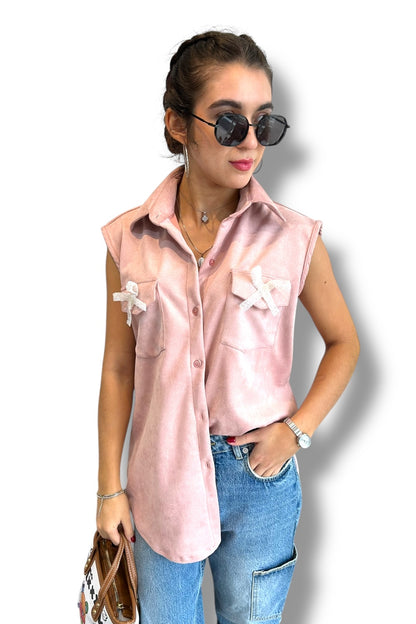 Blusa Pinky Bows