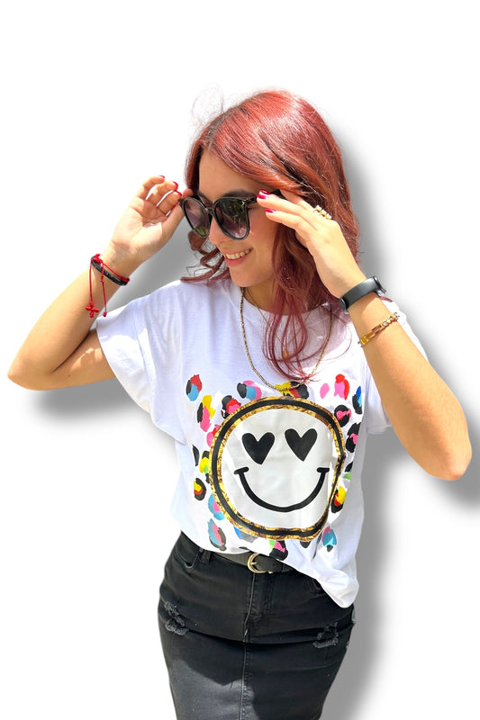 T-Shirt Heart Face