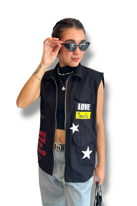 Chaleco Black Love